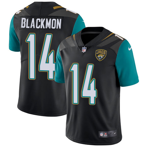 2019 Men Jacksonville Jaguars #14 Blackmon black Nike Vapor Untouchable Limited NFL Jersey->jacksonville jaguars->NFL Jersey